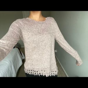 Plum long sleeve soft shirt